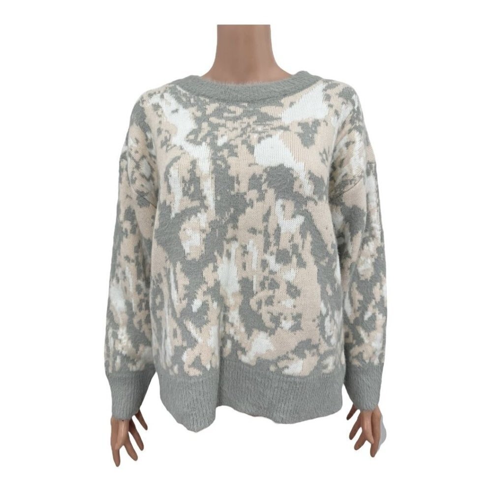 FRNCH Paris Fuzzy Crewneck Sweater NWT